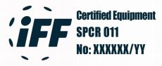IFF certified sticker